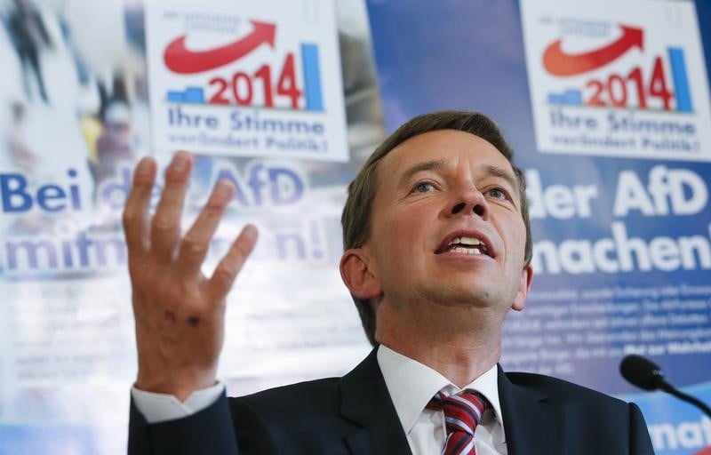 Lutte de pouvoir a la tete du parti eurosceptique allemand