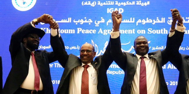 el-Béchir Kiir  Machar Soudan