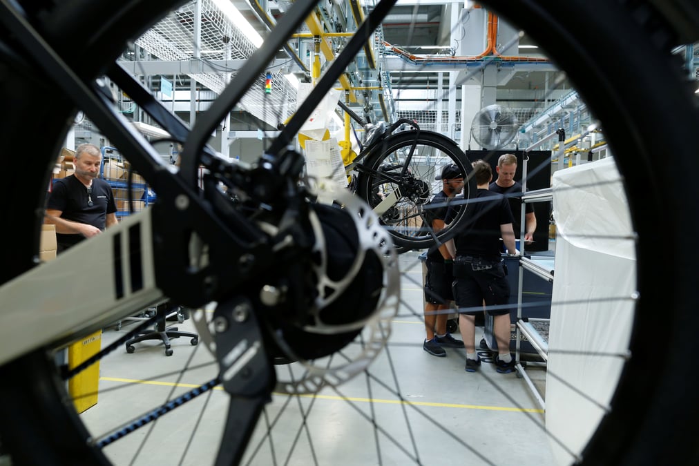 Rebond de la production industrielle en aout