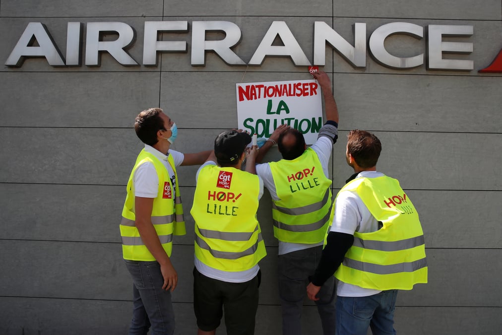 Air france va supprimer 1.022 postes chez hop!