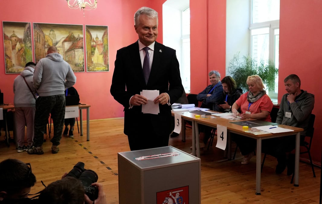 Election presidentielle lituanienne, a vilnius