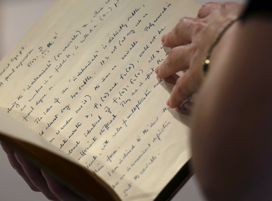 Un manuscrit d'alan turing adjuge a un million de dollars