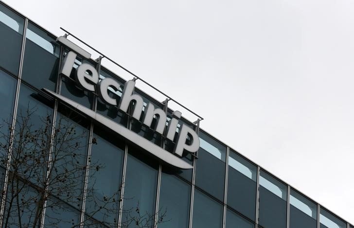 Technip, en tete des hausses a la cloture du cac 40