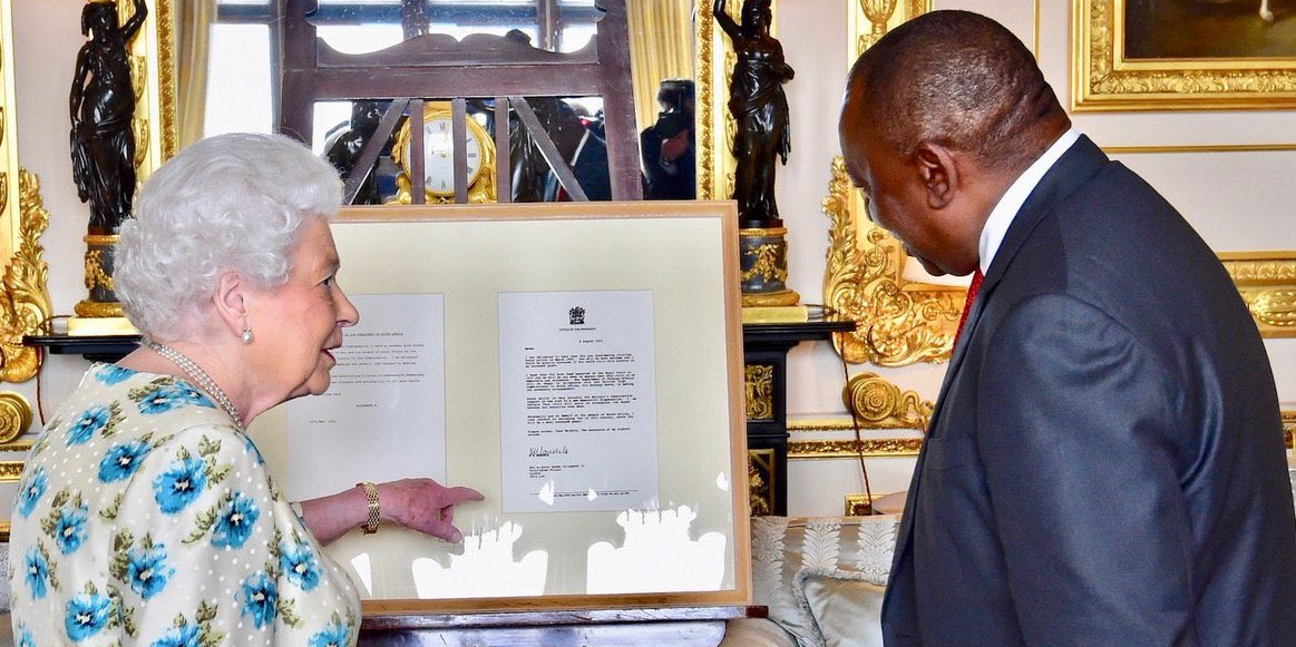 Elizabeth II Cyril Ramaphosa