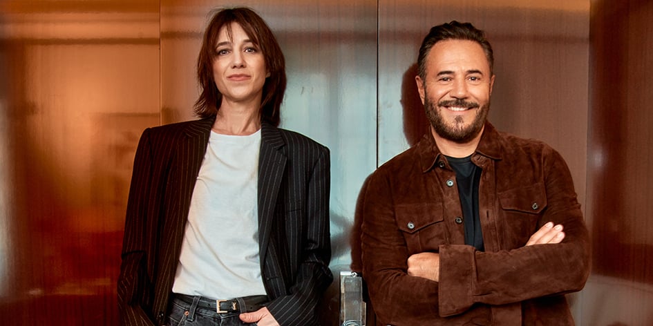 Charlotte Gainsbourg et José Garcia, acteurs français.