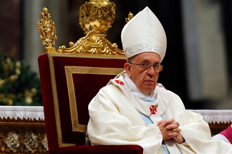 Le pape lance un appel à la paix pour le Nouvel An