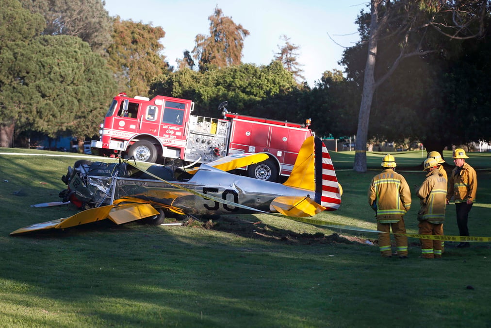 Harrison ford legerement blesse dans un accident d'avion