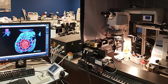 La plateforme d'imagerie cellulaire végétale du CIRAD à Montpellier