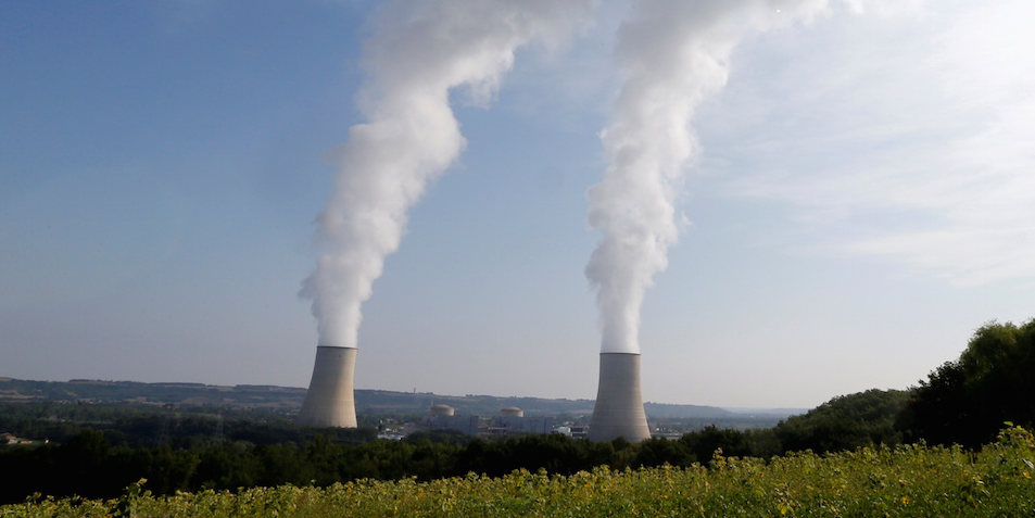 Vue de la centrale nucléaire de Golfech.