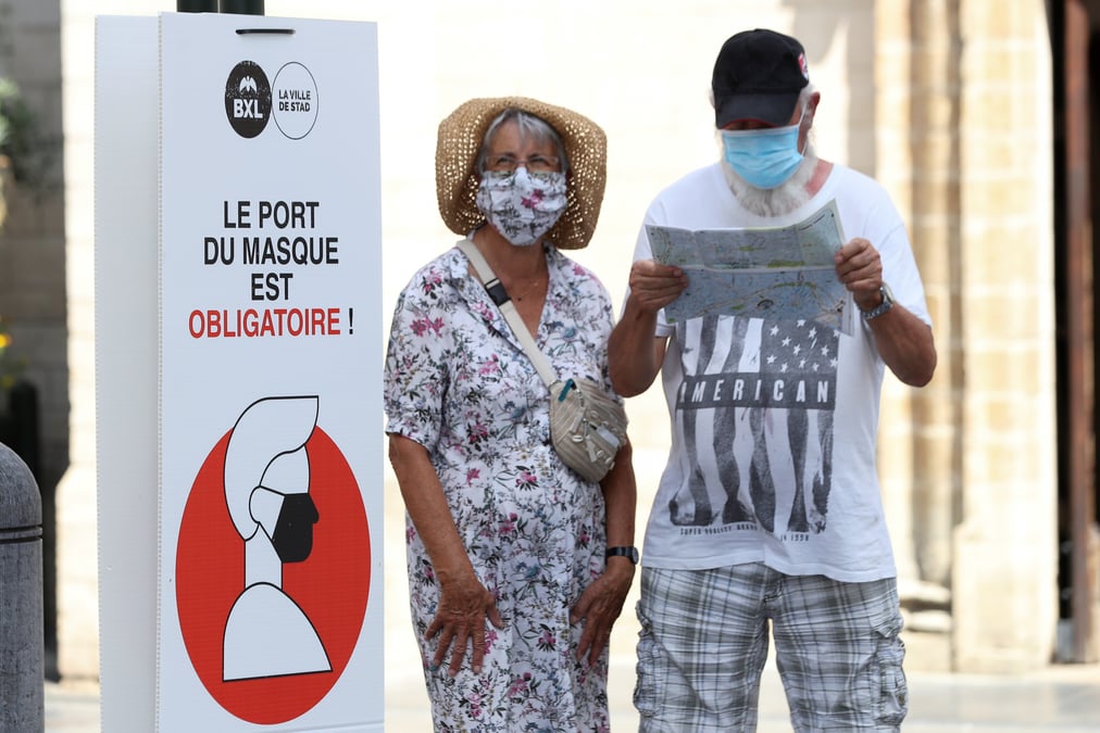 Masque obligatoire dans tous les espaces publics de bruxelles