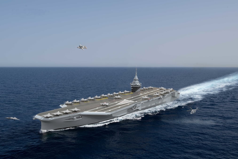 porte-avions à propulsion nucléaire Marine nationale naval Group