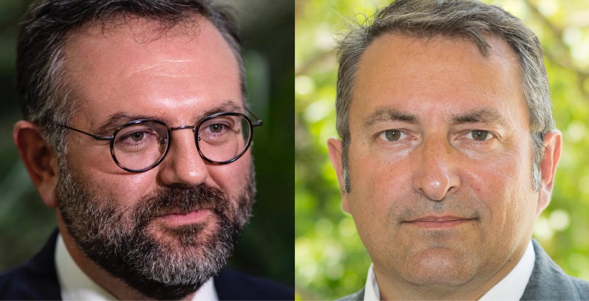 Romain Grau, député des Pyrénées orientales et Jean-François Portarrieu, député de Haute-Garonne.