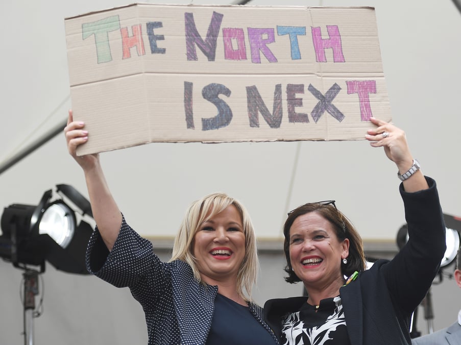 Manifestation pro-ivg dans le centre de belfast
