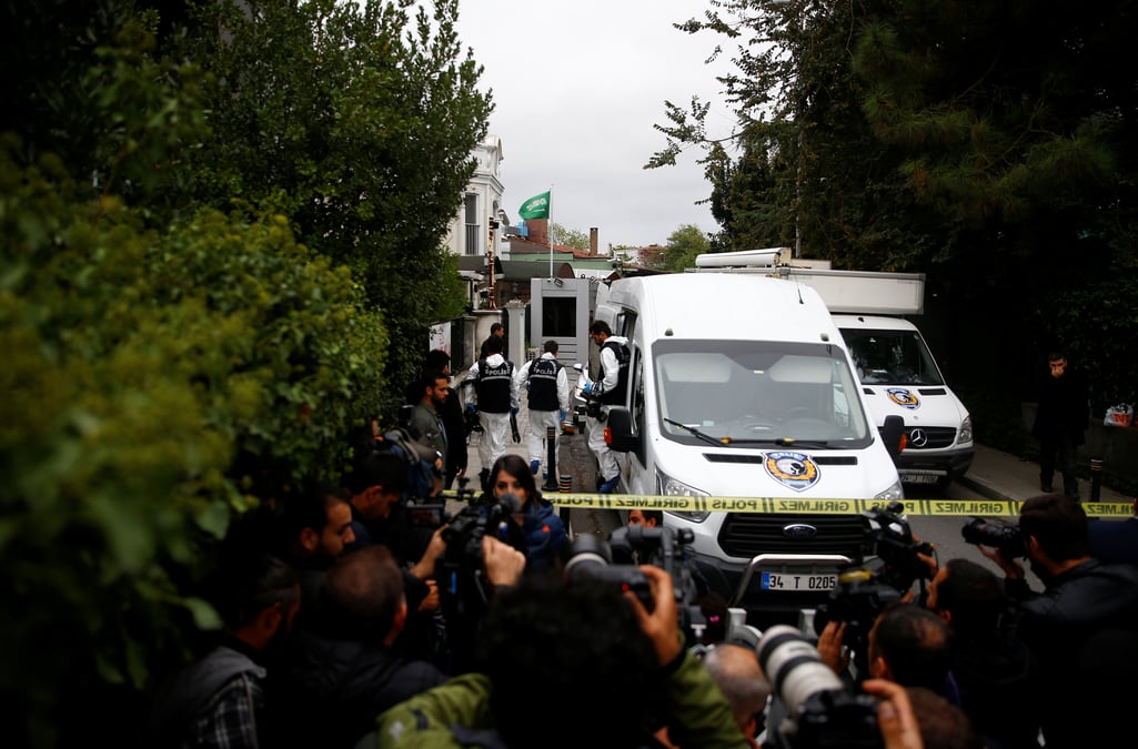 Perquisition a la residence du consul saoudien a istanbul