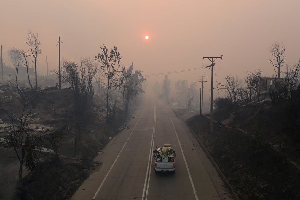 Des incendies au chili font 9 morts