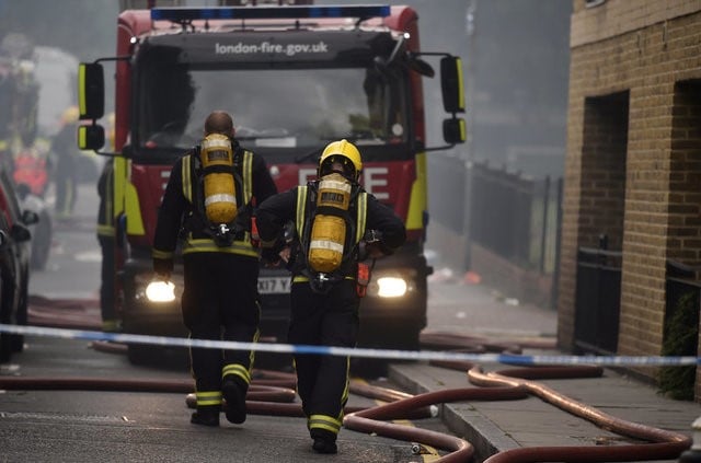Incendie dans un immeuble de l'est de londres, un blesse