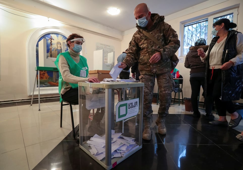 Elections municipales en georgie apres l'arrestation de l'ex-president saakashvili