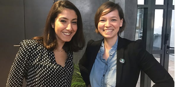 Hind Hemad (Faciligo) et Mathilde Perraud (Budd It)
