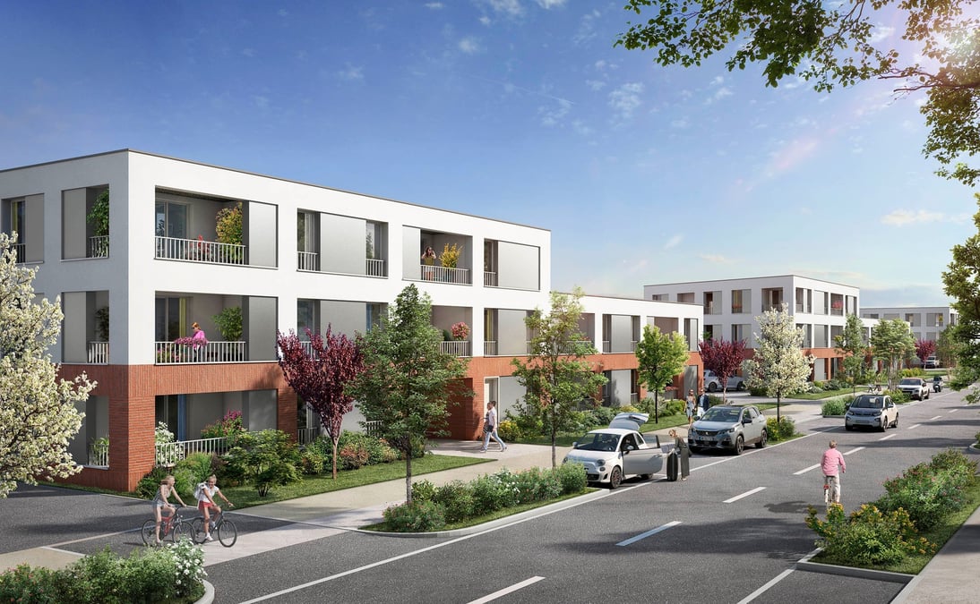 Vinci Immobilier lance la commercialisation de Nuances, village urbain au sud-ouest de Toulouse