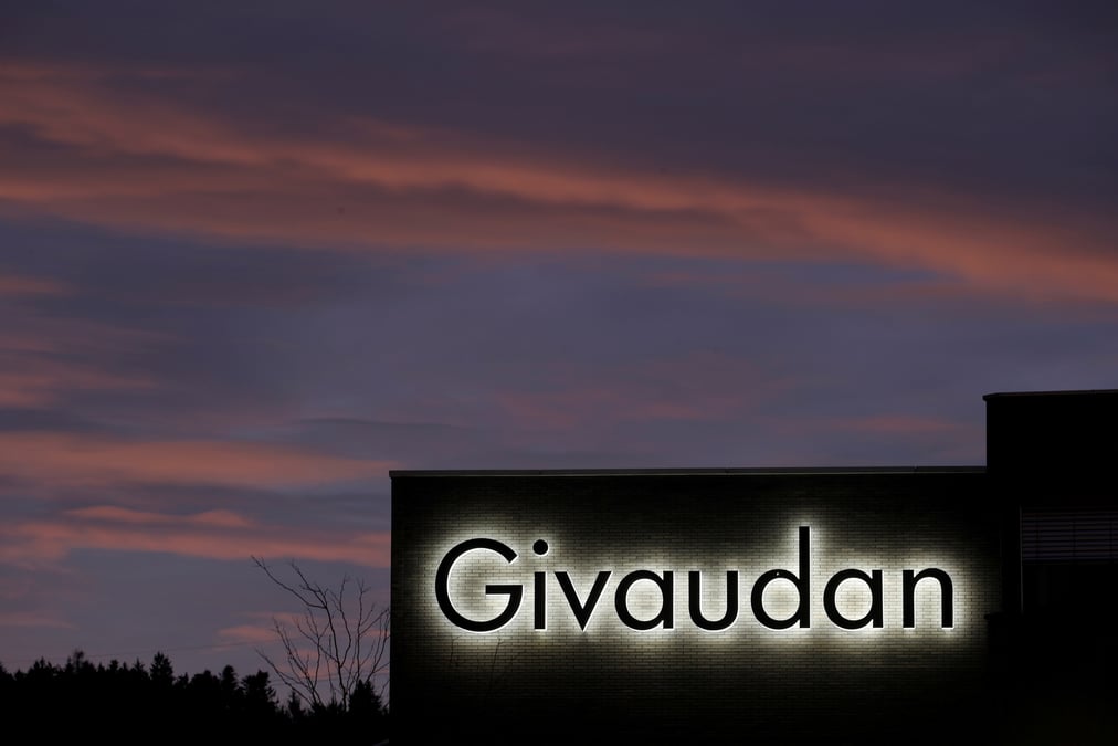 Photo d'archives du logo de givaudan a kemptthal
