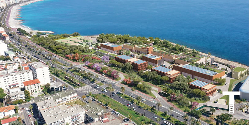 La future station d’épuration de la Métropole Nice Côte d’Azur fera la transition entre un modèle traditionnel, Haliotis, et un nouveau complexe, Haliotis 2, producteur de ressources et d’énergie.