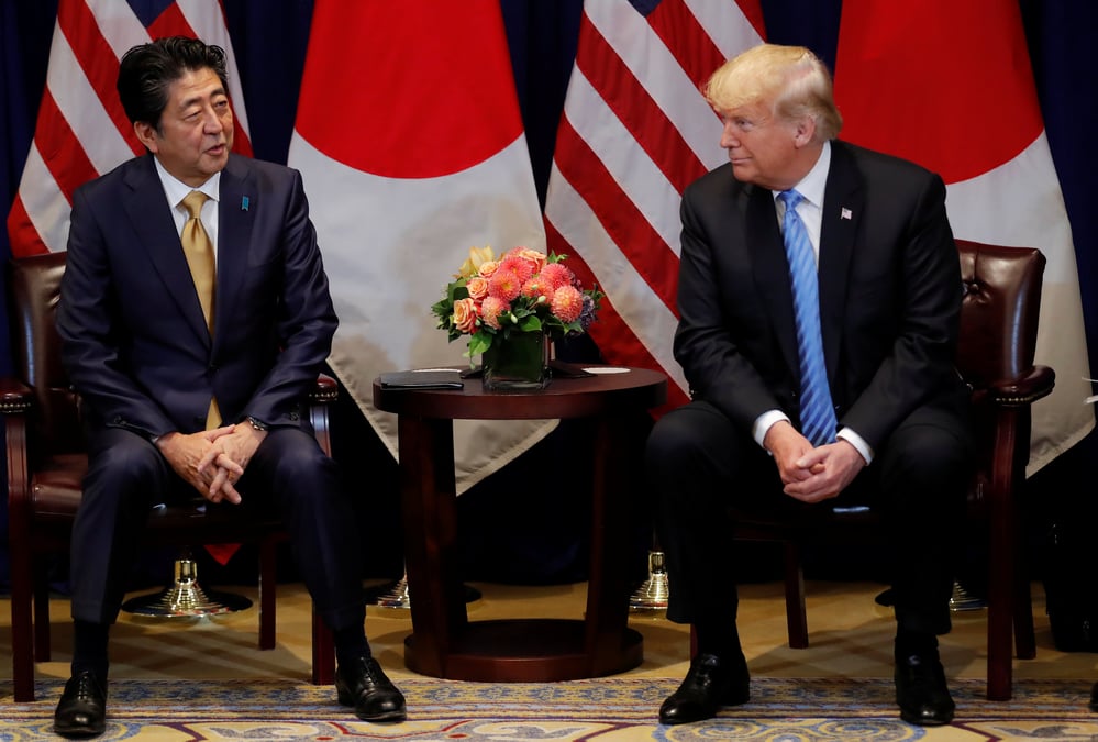 Usa et japon vont negocier un accord de libre-echange, dit trump