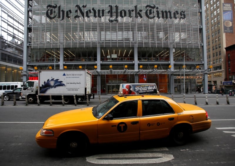 Le new york times a gagne 9% d'abonnes en ligne au 4e trimestre