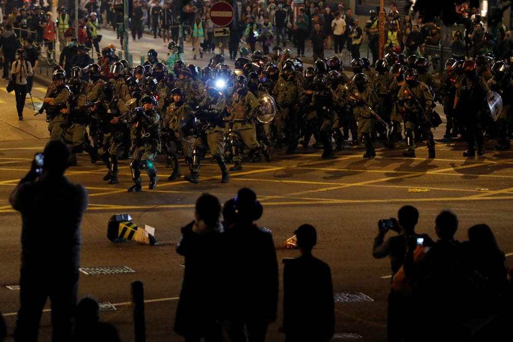 Hong kong: pas de treve de noel pour les contestataires