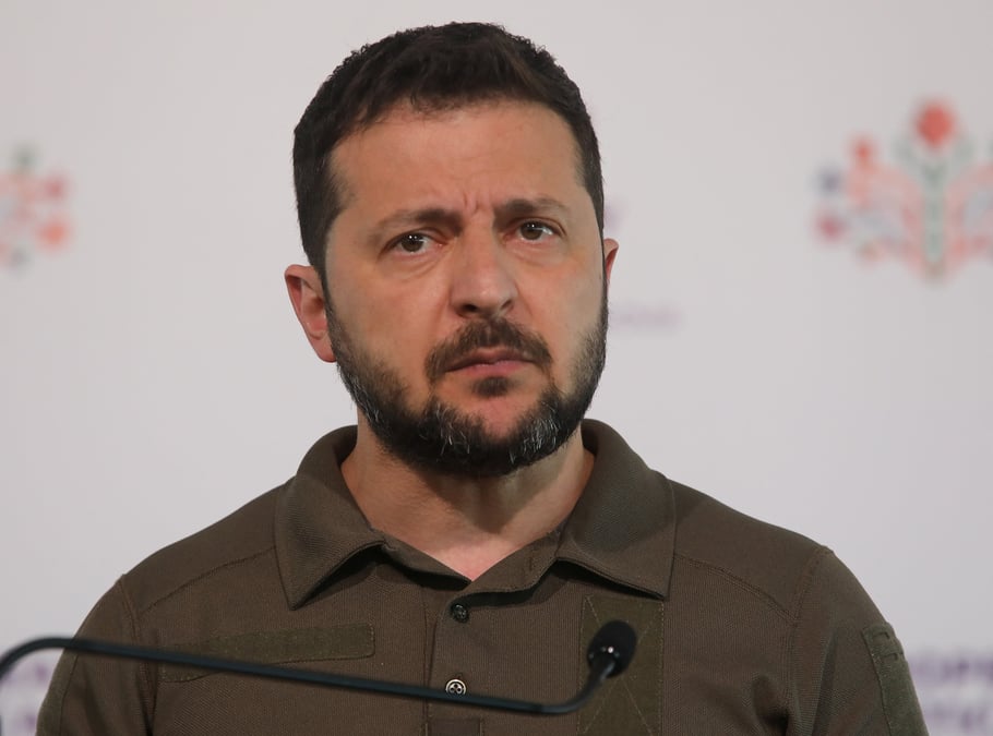 Photo de volodimir zelensky a bulboaca