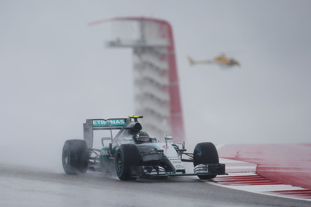 Rosberg prend la pole d’une seance tronquee