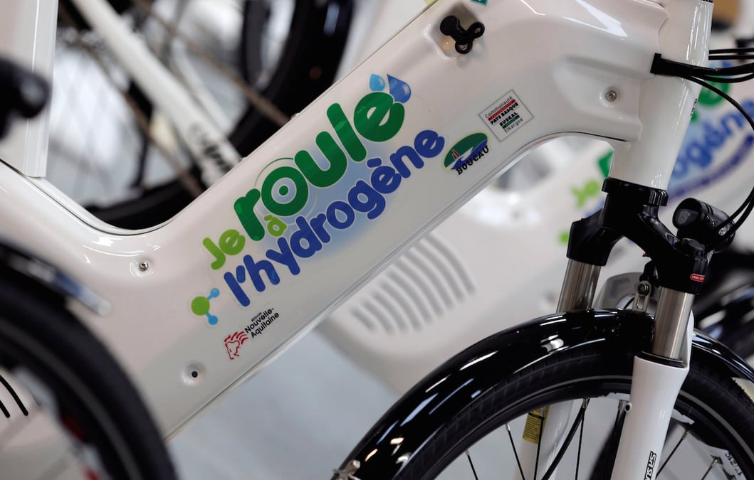 vélo roulant à l'hydrogène