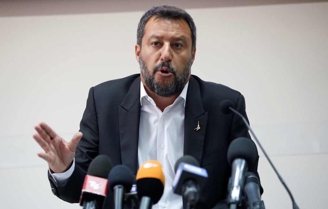 Salvini veut un budget de 50 milliards d'euros