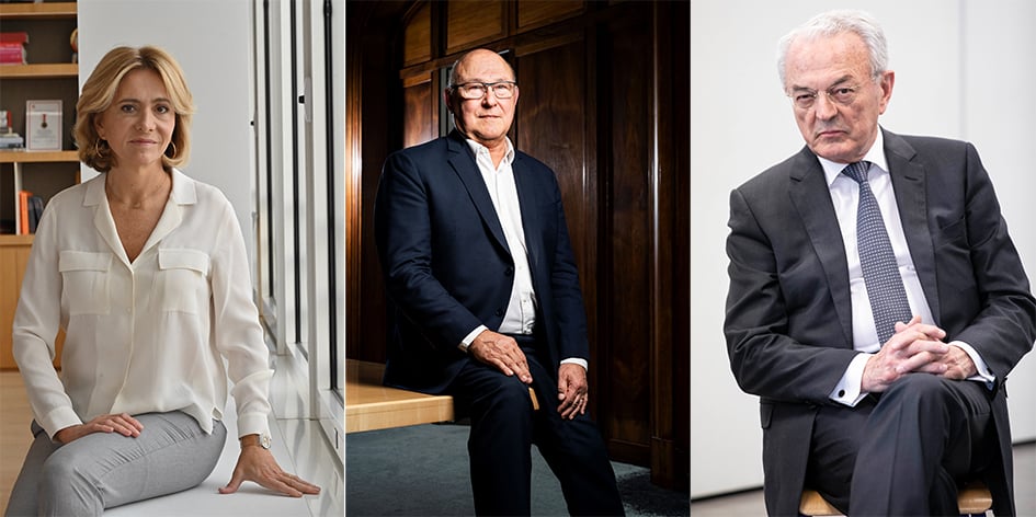 Valérie Pécresse, Michel Sapin et Jean Arthuis