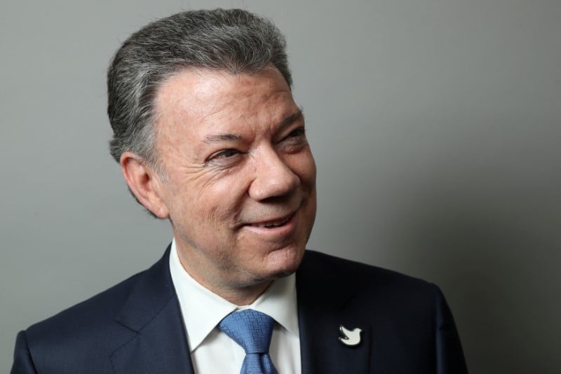 Le prix nobel de la paix a juan manuel santos