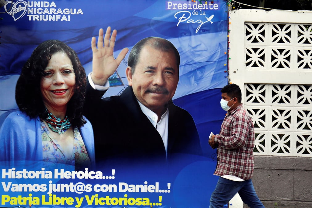 Nicaragua: le president ortega assure d'etre reelu dans une election cadenassee