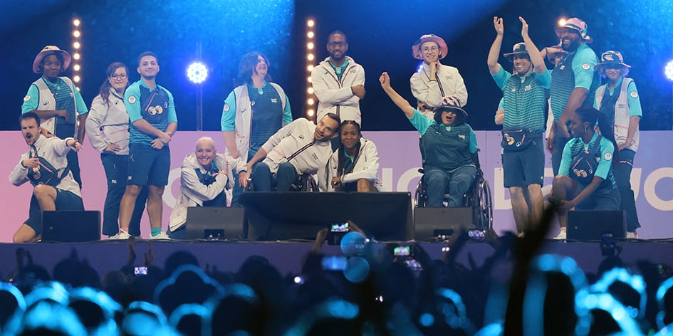 Convention des volontaires, hier à la Paris La Défense Arena.