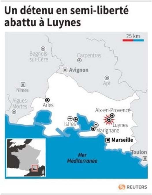Un détenu abattu devant la maison d'arrêt de Luynes