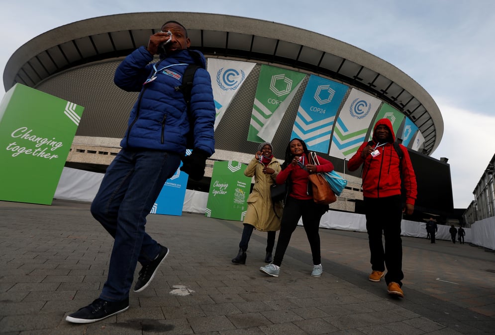 Ouverture de la cop24 a katowice en pologne
