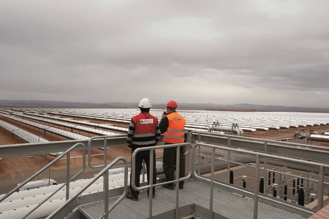 cenrrale thermosolaire Noor II Ouarzazate Maroc