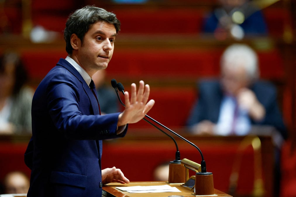 Le Premier ministre, Gabriel Attal (photo d'archives).