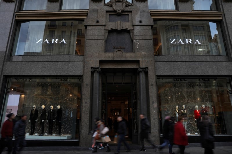 Le benefice d'inditex en hausse de 3% au premier semestre