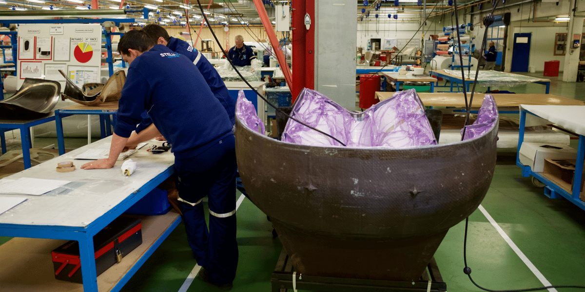 Ici, le site de Stelia Composites à Salaunes, filiale à 100 % de Stelia Aerospace.