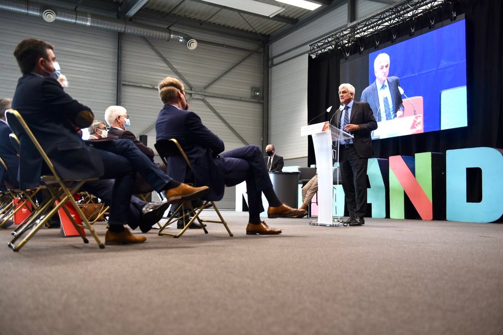 Hervé Morin présente le plan "Normandie Relance"