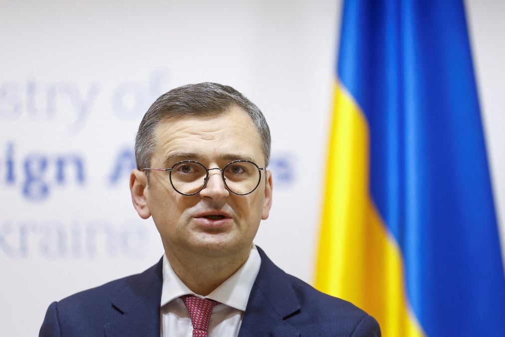 Photo d'archives: le ministre ukrainien des affaires etrangeres, dmytro kouleba