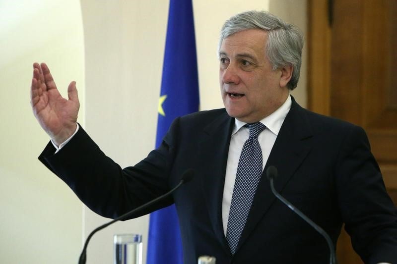 Elections du 4 mars: silvio berlusconi vote antonio tajani