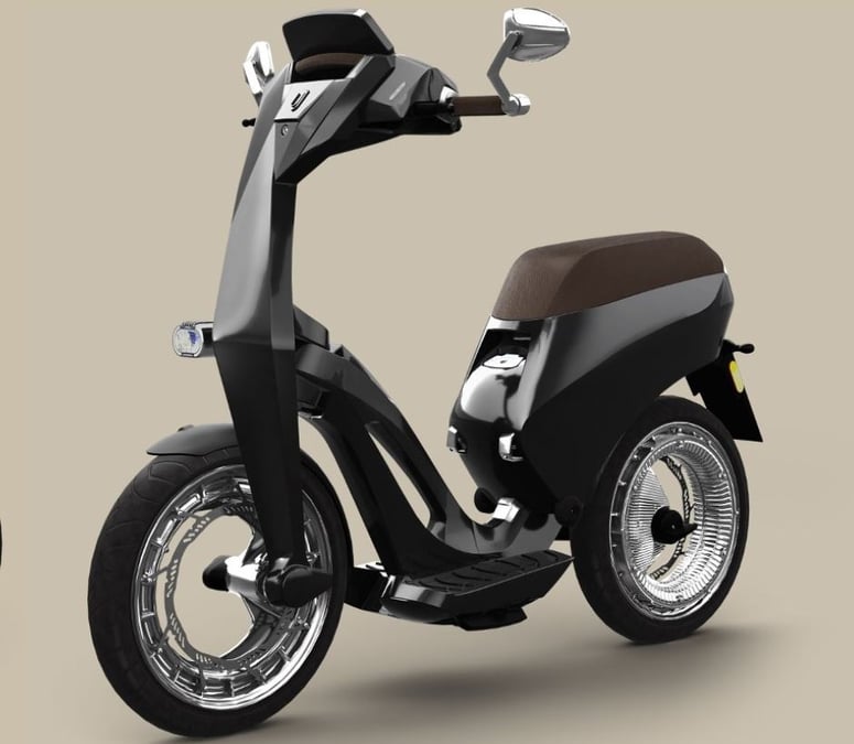 Ujet, le scooter électrique… et pliable
