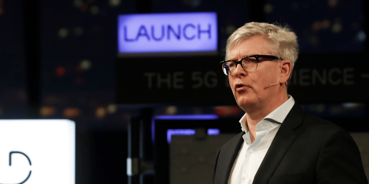 Borje Ekholm, President et CEO d'Ericsson fin février 2017