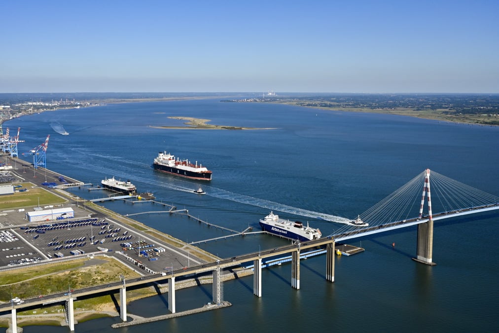 region pays de la Loire - estuaire