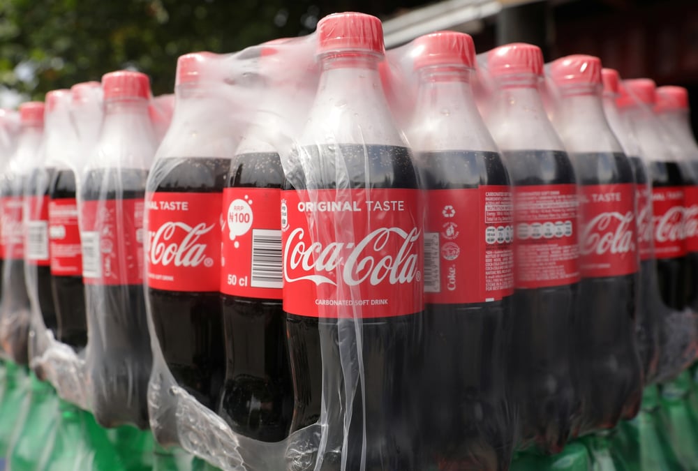 Photo des bouteilles de coca-cola