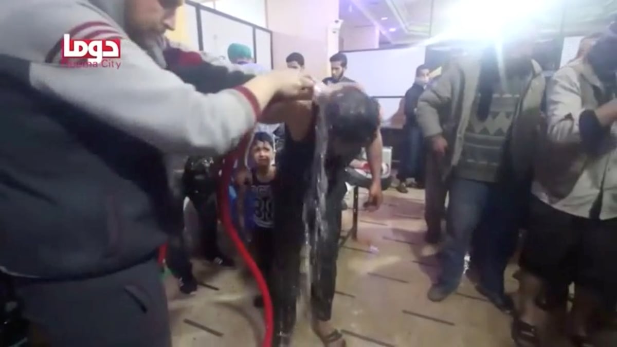 Damas responsable de l'attaque de douma selon une enquete francaise